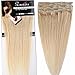 10-22" inches 70g-110g Full Head Clip in 100% Real Remy Human Hair Extensions Blonde Straight 8 Pieces Standard Weft (10"-70g, #613 Bleach Blonde)