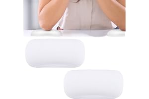 2 pièces Repose Main pour Ongles, EBANKU Repose Mains Ongles Repose Coudes Bureau Poignet Repose Bras Coussin Support Ergonomique Antidérapant Manucure Repose Mains pour Salon Manucure Bureau Domicile