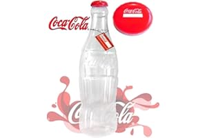 COMFYLOT & KK TRADERS MCR LTD Large Stylish Money Bottles - Moneyboxes for Coins and Notes, Tin and Plastic Piggy Bank Inspired by Coca-Cola Box Pot Piggy Bank 2FT Tall Giant Coca Cola Money Bottle