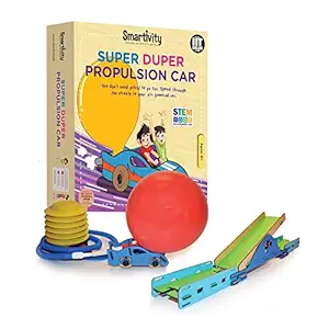 Smartivity Super Duper Propulsion Car STEM Educational DIY Fun Toys, Educational & Construction based Activity Game for Kids 6 to 14, Gifts for Boys & Girls, Made in India