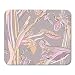 Produktbild Mouse Pads Bloom Floral Pattern Flower Swirl Ornamental with Iris Spring Flourish Garden with Stylish and Leaves Mouse Pad for notebooks,Desktop Computers mats Office Supplies
