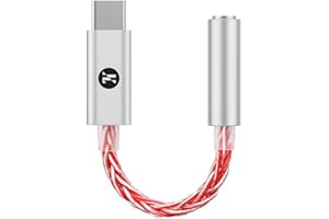 Girftu JCALLY JM6 Pro USB C Type-C to 3.5mm Dual DAC CX31993 MAX97220 Kopfhörer Digital Audio Tragbarer Decodierverstärker HiFi DAC Mobile Kopfhörer Adapter (rot)