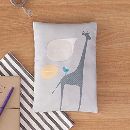 Diaper Zipper Pouch Designer's choice Wet and Dry Baby Diaper Bag Organizer Baby Travel Pouch (GiraffeGray)