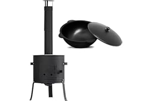 4BIG.fun Uchag Uchag Ø 45 Uchag Poêle à goulasch 22 l Kazan Kazan Kazan Goulash Goulash Hongrois