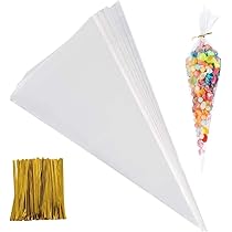 VINFUTUR 30pcs Cônes De Confettis De Mariage Nouveau Style+1pcs Plateau Confettis Mariage Pour