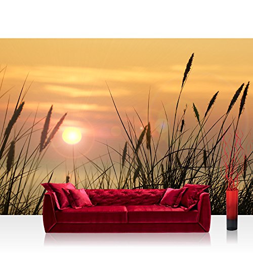 decomonkey Fototapete Meer Strand 350x256 cm Tapete Fototapeten Vlies