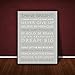 Feel Good Art Gallery Wrapped Box Canvas with Solid Front Panel (30 x 20 x 4 cm, Grey, Dream Big from the Inspiration Collection)