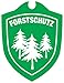 Produktbild Waidmannsbrücke Unisex – Erwachsene Forstschutz Baum Autoschild, Grün, One Size