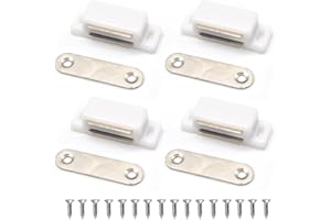 LOCKIMO Magnetschnäpper Türmagnet Schranktür 4 Stück Magnetverschluss Schrank Magnet Türschließer Magnet Schranktür für Schranktüren,Möbel,Schubladen und Balkontür