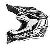 O'Neal 2Series RL MX Helm Manalishi Schwarz Weiß Motocross...