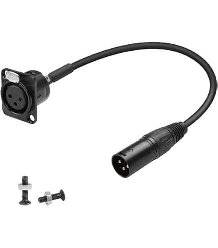 Connettore XLR Canon Presa Microfonica Presa microfono 3 Poli Pannello Presa XLR