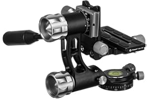 Fotopro E-6H Gimbal-Kopf, Gimbal-Kopf, großer Objektivkopf, Wildtier-Fotografie-Kopf, Sportfotografie-Kopf, Astrofotografie-Kopf