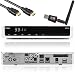 Produktbild Protek 9911 LX HDTV digitaler Triplex Satelliten / Kabel - Receiver (HDTV,1 x DVB-S2,1 x DVB-T2 / DVB-C, HDMI, LAN, S/PDIF, Chinch Video Audio, CI-Interface, USB 2.0, Full HD 1080p) [LINUX E2] inkl. Babotech® WLAN USB Stick - weiß