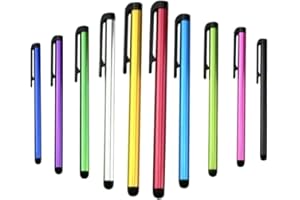 PENCILUPNOSE Pack of 10 Stylus Pens for Phones, Tablet, iPhone, Samsung, Xiaomi, OnePlus, Pixel, Oppo, Huawei, Vivo, Realme, Nothing etc.