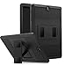 Price comparison product image MoKo Tab S2 9.7 Case, [Heavy Duty] Shockproof Defender Full Body Rugged Hybrid Cover with Built-in Screen Protector for Samsung Galaxy Tab S2 9.7/S2 Plus 9.7 LTE Android 6.0/7.0 2017 Version, BLACK