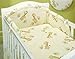 2 Piece/Pc BABY BEDDING SET COT BED QUILT/DUVET PILLOW CASE COVER 135x100 (Giraffe Ecru)