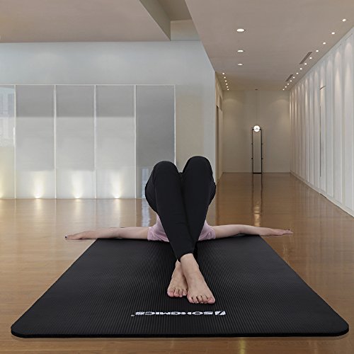 Songmics Yogamatte mit Tragetasche Rutschfest NBR Material FYG - 3