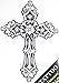 GGSELL GGSELL tattoo size 21.5CM x 30.5 CM(8.46x12") non toxic and waterproof hot selling fashionable large Cross fake temporary tattoo stickers for men"