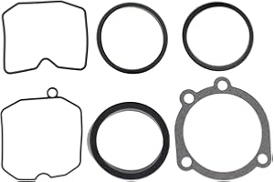 NONE BRAND Kit di riparazione carburatore Guarnizione per Compatibile con HARLEY-Davidson Big Twin Dyna Softail Touring 90-06 Sportster XL1200 XL883 88-06