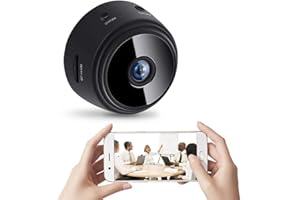 ‎MISSION CABLES Telecamera Spia, 1080P HD Telecamera Nascosta Wifi Senza Fili Microcamera per Casa Lunga Durata Batteria Mini Videocamera Sorveglianza Interno con Visione Notturna Rilevamento di Movimento