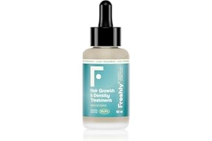 Freshly - Tratamiento Serum Capilar Anticaída del Pelo Hair Growth & Density Treatment - Fórmula 99,9% Natural - Para el Crecimiento y Densidad del Cabello - Pelo Fuerte y Saludable - 50 ml