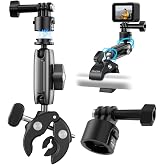 TELESIN Crab Claw Kelep&ccedil;e Montaj Aparatı | GoPro ile uyumlu,Hero 13 12 11 10 9 DJI Osmo Action 5 4 3 Insta360, 360&deg; &Ccedil;ift Mafs
