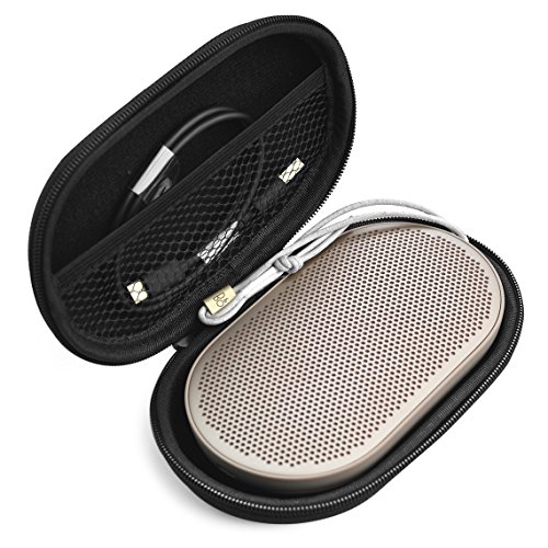 Preisvergleich Produktbild Lunata® Schutzhülle, Etui, Schutztasche für B&O PLAY BeoPlay P2 Lautsprecher, Schwarz