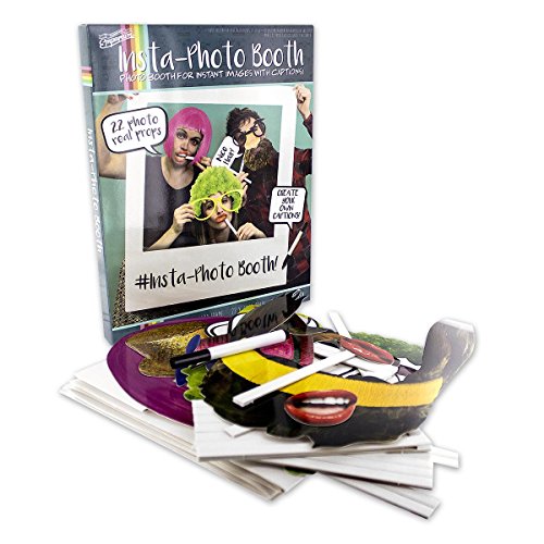 Insta-Photo Booth, aus Pappe, mit 22 Accessoires - 4