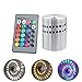 Price comparison product image Remote Control Multimode RGB Lamp, Indexp Colorful Spiral Hole Hallway Party Favours Surface Install Luminaire LED Light