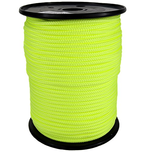 PP Seil Polypropylenseil SH 2mm 100m Farbe Fluorgelb (1030) Geflochten