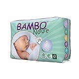 Bambo Nature NEW BORN Größe 1 (4–4,1 kg/2–4 kg) Eco Windeln – 28 Stück pro Packung - 4