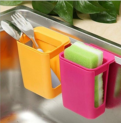 Dabbie Kitchen sink drain rack suction cup brush sponge wipes debris storage
