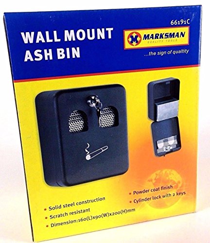 Cenicero Metálico Montado a la Pared