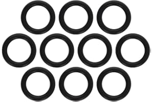 Othmro O-ring in gomma fluoruro, diametro 21 mm, diametro 14 mm, spessore 3,5 mm, guarnizione di tenuta, nero, confezione da 10
