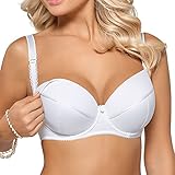 Gorsenia MK01 Ana Still-BH Dame Umstandsmode Musterlos Versteift Regulierbar EU