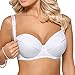 Gorsenia MK01 Ana nursing bra, Size 32D, White