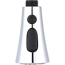 Testa Di Ricambio Per Rubinetto Cucina A 3 Modalità | Soffione Estraibile Con 9 Adattatori | Modalità Aquablade, Flusso E Spray | Nichel Spazzolato - Foto 8