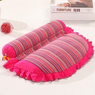 Znzbzt Fall pillows for snoring adult single pillow, half-round lace in red