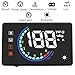 Produktbild Meteor fire Auto Auto HUD Head Up Display, 3,8 Zoll großen Bildschirm mit LED-Farblicht KM/h & MPH Geschwindigkeitswarnung Windschutzscheibe Projekt System OBD2, für alle Autos