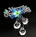 Vovotrade Merry Christmas Tree Hanging Bells Jingle Pendant Party Decoration Ornaments Xmas (Silver)