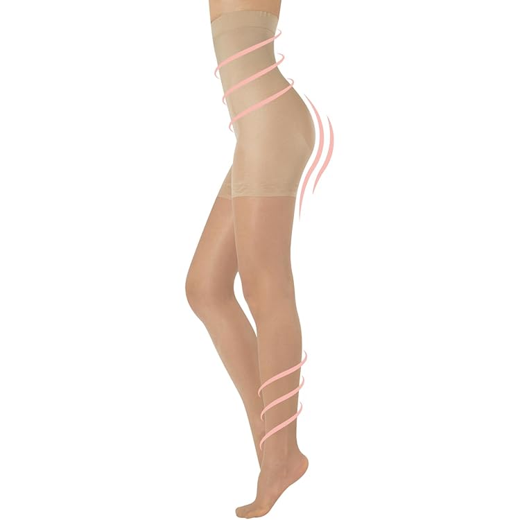BANANALU Buik Been Billen Panty 20 Den figuurvormende korsetbroek met shapend effect, natuurlijk, M
