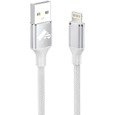 Aioneus iPhone Charger Cable 2M Fast Charging Cable [Apple MFi Certified] Nylon Braided USB Lightning Cable for iPhone 14/13/