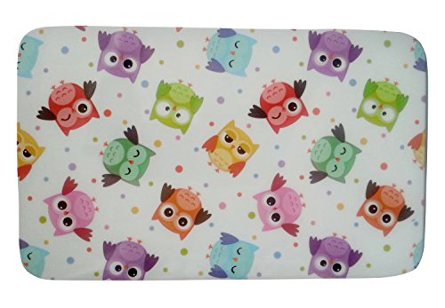 Frühstücksbrettchen 4’er Set Eule + Frotteehandtuch Eule Gratis (bunt + Handtuch) - 5