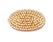 Kent Brushes Extra Large Natural White Bristle Nail Brush Oval Beechwood Handle