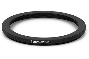 FITTINGS4YOU 72 mm – 62 mm Filtro Adaptador de Step Down Adaptador Filtro Adaptador Step Down 72 – 62