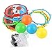 Produktbild Proglam 4 Stücke Spaß Mini Basketball Ball Schuss Bord Auf Kopf Spiel Indoor Sport Kinder Spielzeug Geschenk