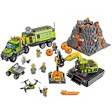 LEGO City Volcano Explorers 60124 Volcano Exploration Base Building Kit (824 Piece) by LEGO - LEGO
