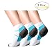 Produktbild Kompression Socken für Herren & Damen Socken Best Foot Care Run Schmerzen lindern unterstützt Plantarfasziitis Ferse, arch & Knöchel (3 Paar) (22 * 10 CM)