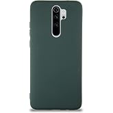 KZY İletişim Xiaomi Redmi Note 8 Pro ile Uyumlu Kapak İ&ccedil;i Kadife Lansman Silikon Kılıf - Yeşil