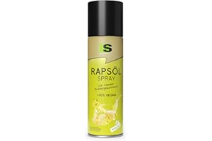Spraytive 1 x 400 ml Rapsöl-Spray mit feinem Buttergeschmack – ideal zum Kochen, Backen, für Salate sowie als Airfryer-, Grill- und Heißluftfritteusen-Spray - 100% VEGAN & kalorienbewusst genießen